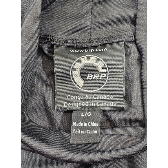 ALK Women's Large Ski-Doo Team Black Long Sleeve Slinky Turtleneck Pullover EUC - Picture 9 of 12